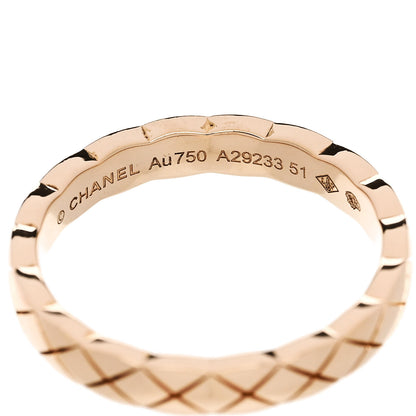 Chanel 18K Beige Gold Mini Coco Crush Ring 51 5.75 4 of 4