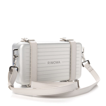 Christian Dior X RIMOWA Aluminum Personal Clutch On Strap Silver 2 of 16