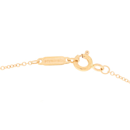 Tiffany 18K Rose Gold Mini Oval Key Pendant Necklace 4 of 7
