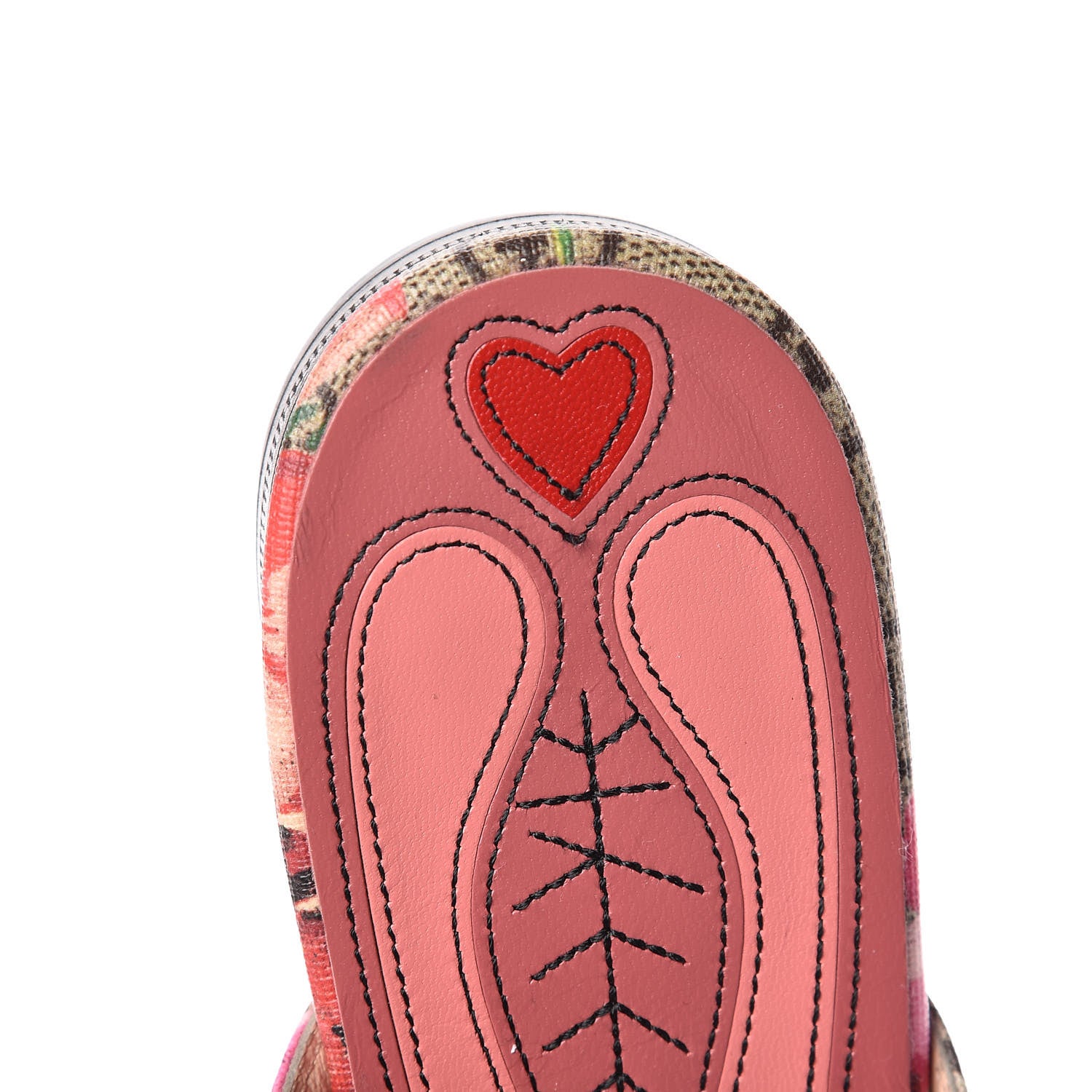 Gucci GG Supreme Monogram Blooms Womens Princetown Slippers 41 Beige Multicolor Dry Rose 8 of 12