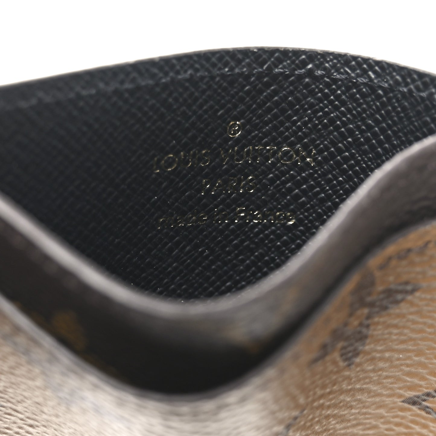 Reverse Monogram Card Holder