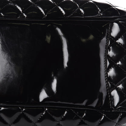 Chanel Glazed Calfskin Quilted Mademoiselle Large Frame Bag Black 9 of 10