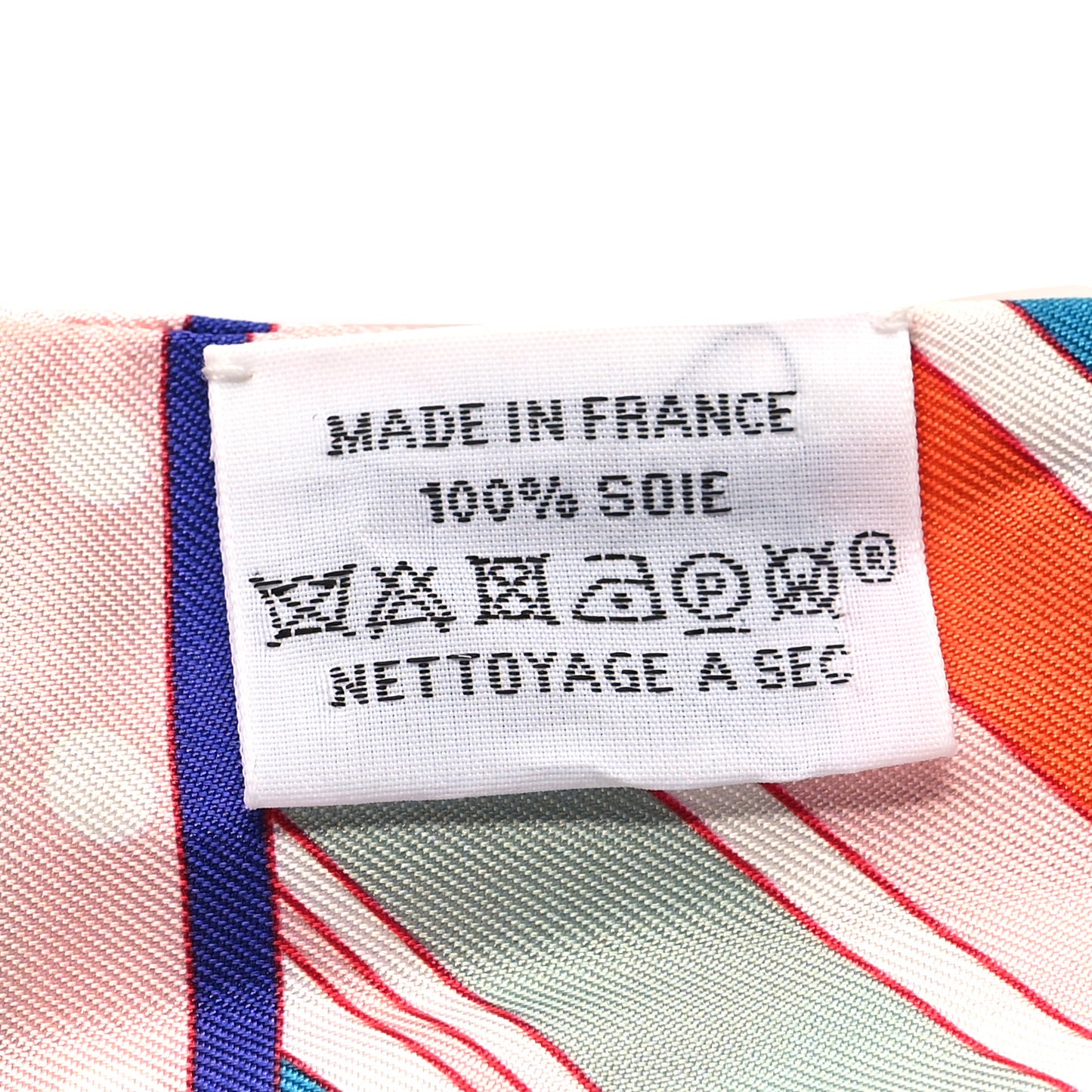 Silk Faubourg Rainbow Twilly Rose Pale Rouge Vert