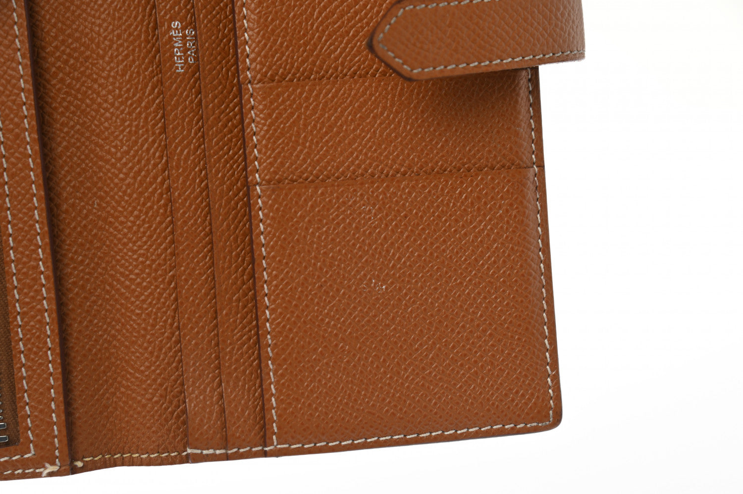 Hermes Epsom Bearn Gusset Wallet Gold 19 of 40