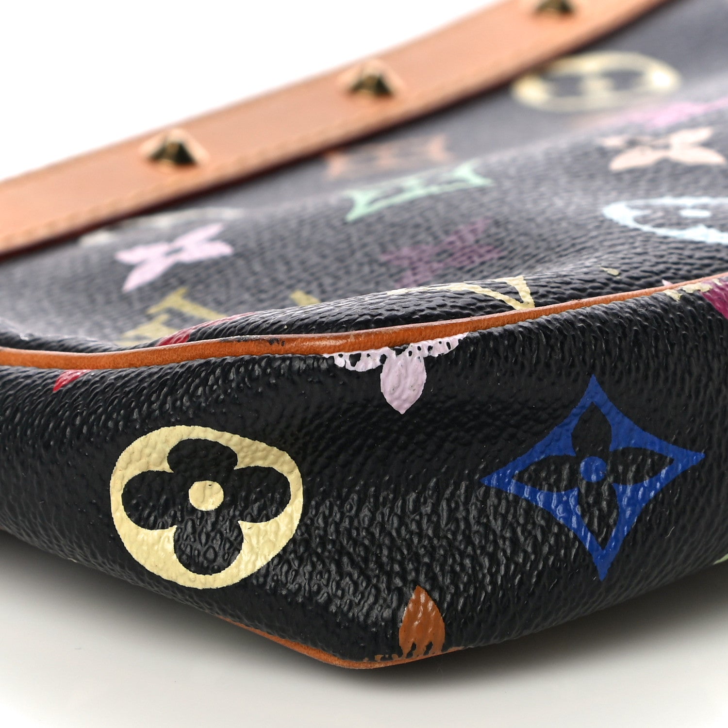 Louis Vuitton Monogram Multicolor Pochette Accessories Black 10 of 20