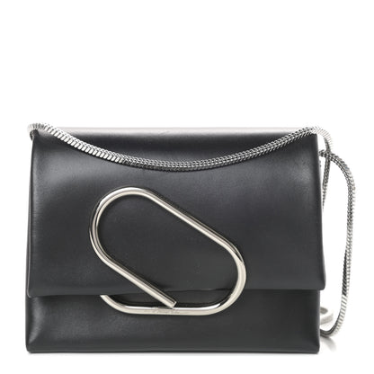 3.1 Phillip Lim Calfskin Alix Soft Flap Clutch Black 1 of 8