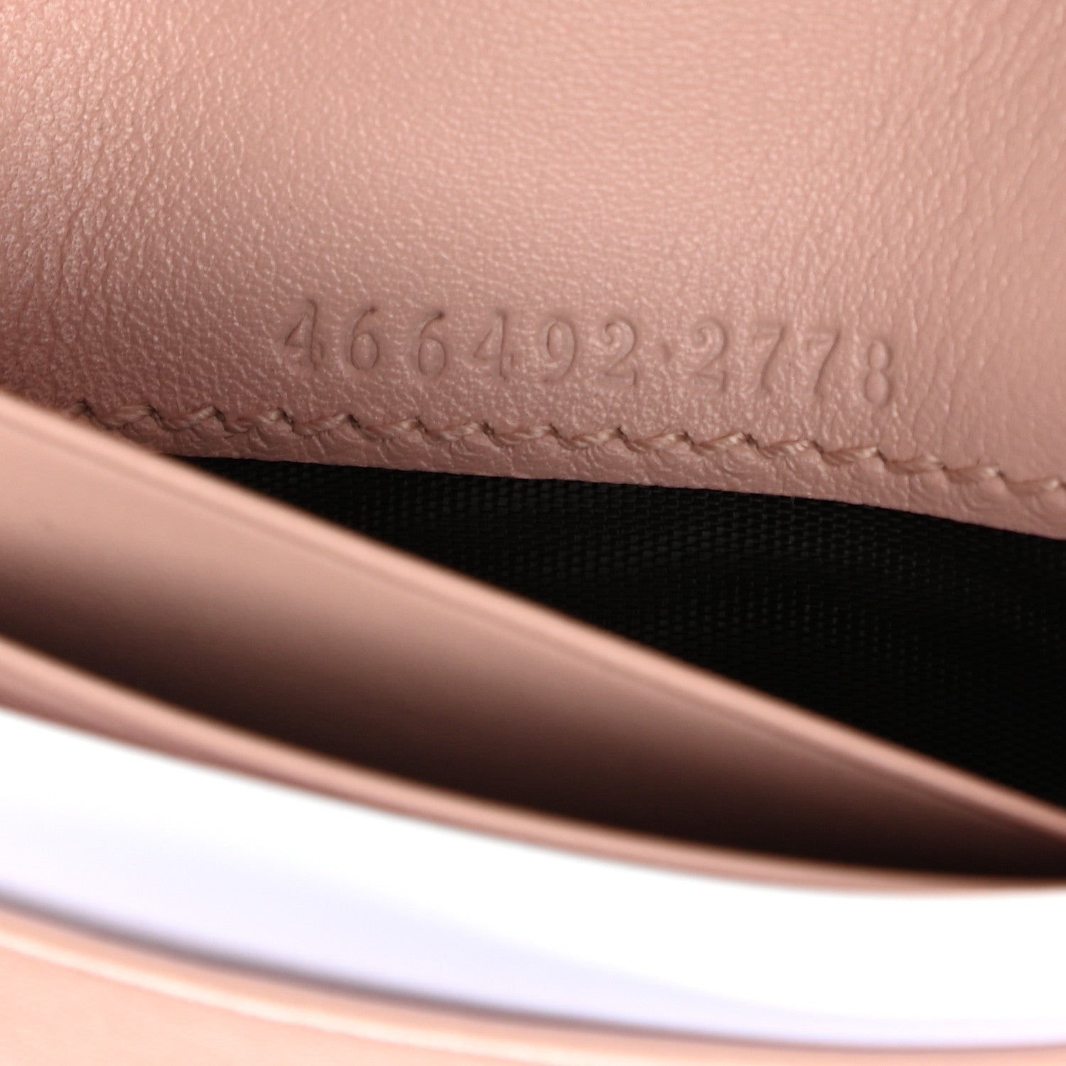 Gucci Calfskin Matelasse GG Marmont Card Case Wallet Perfect Pink 7 of 8