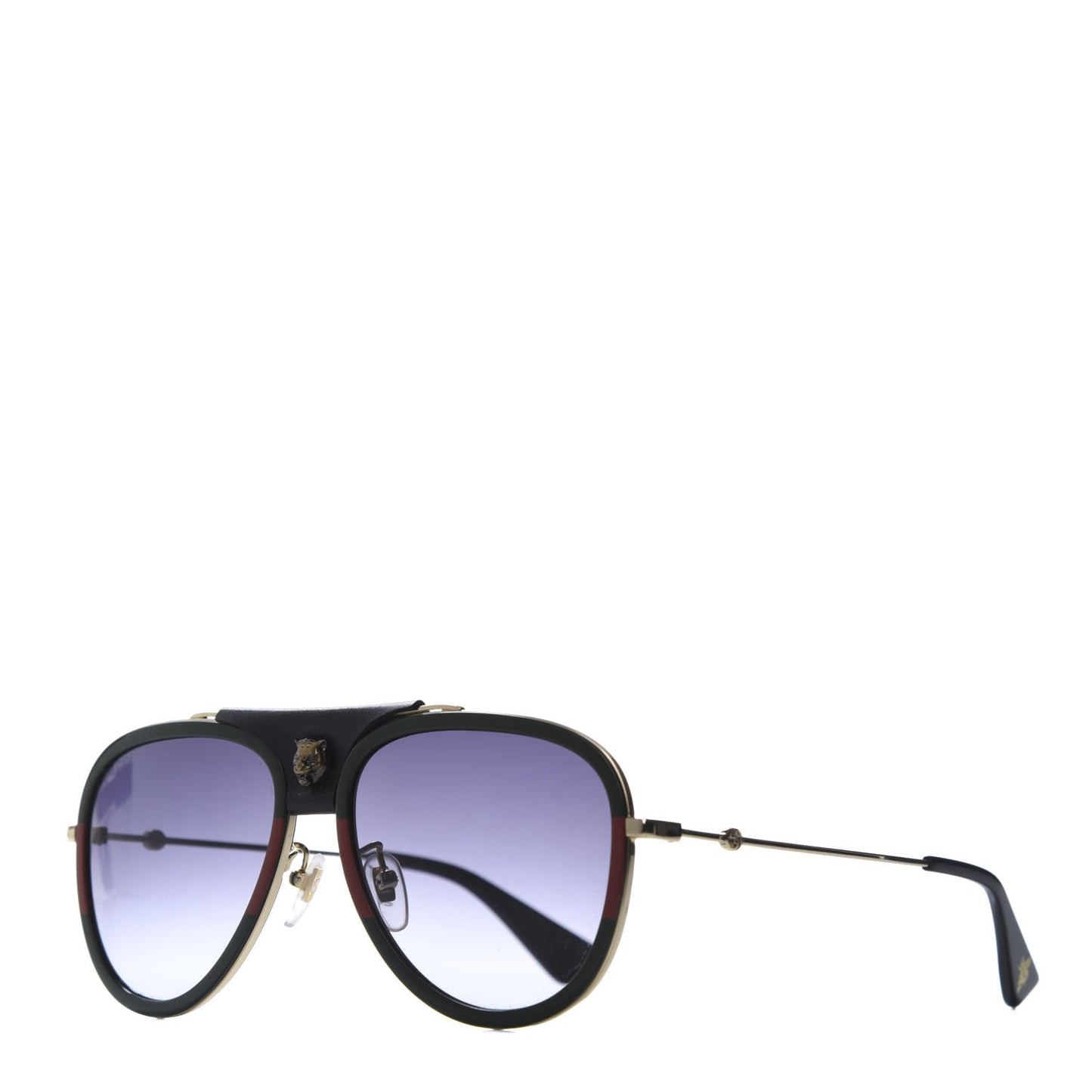 Web Aviator Sunglasses GG0062S Green Red
