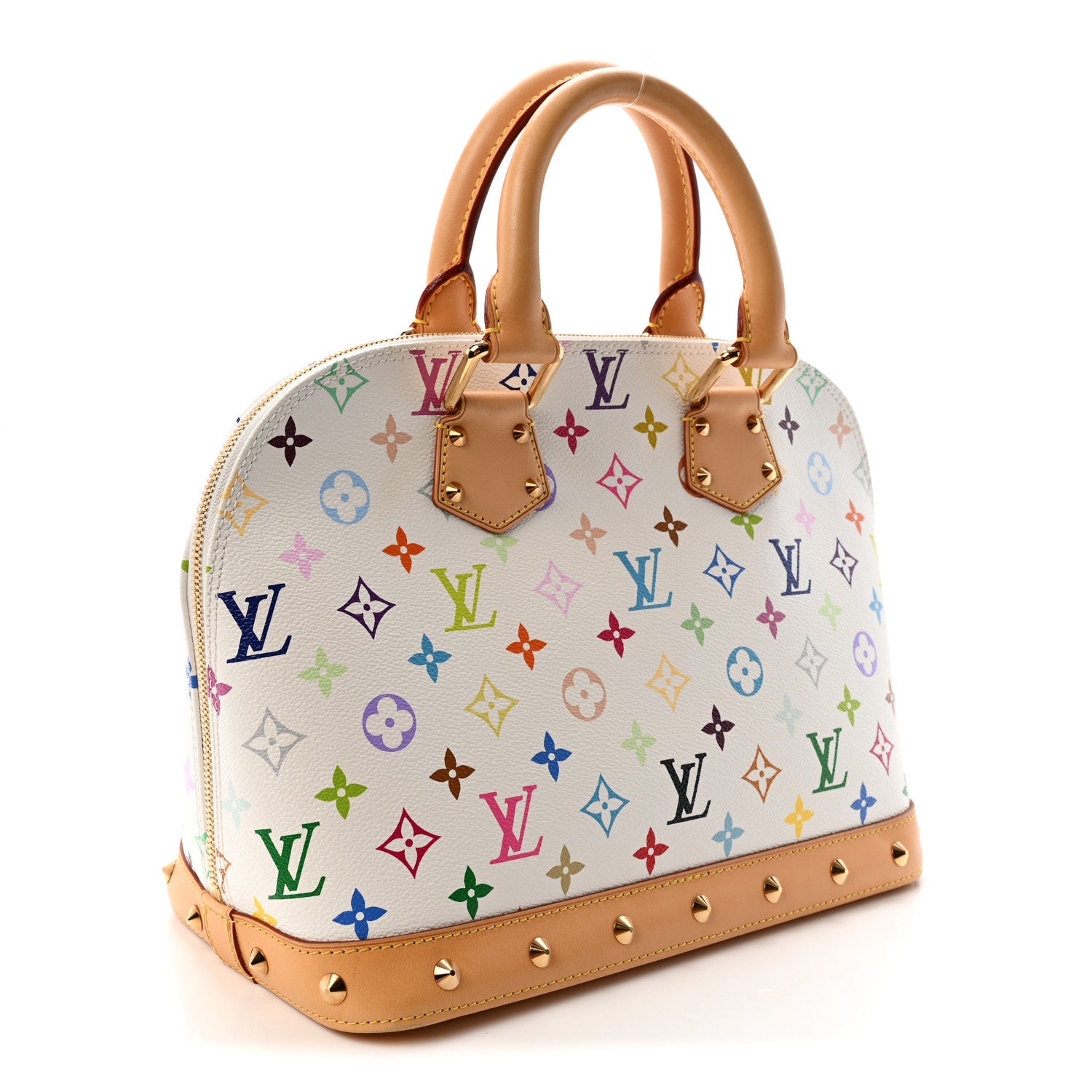 Louis Vuitton Monogram Multicolor Alma White 3 of 13