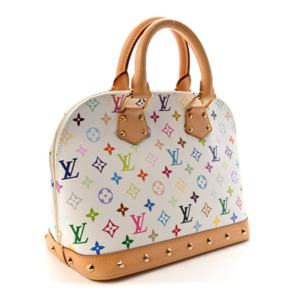 Louis Vuitton Monogram Multicolor Alma White 3 of 13