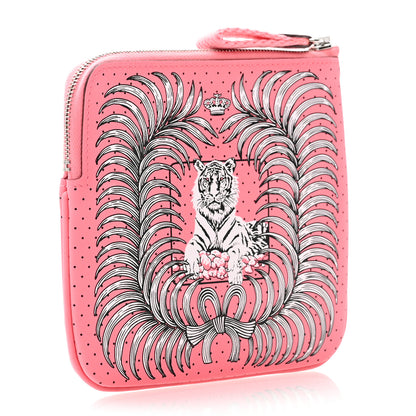 Hermes Swift Tigre Royal Bandana Carre Pocket Pouch Rose Ete 3 of 9