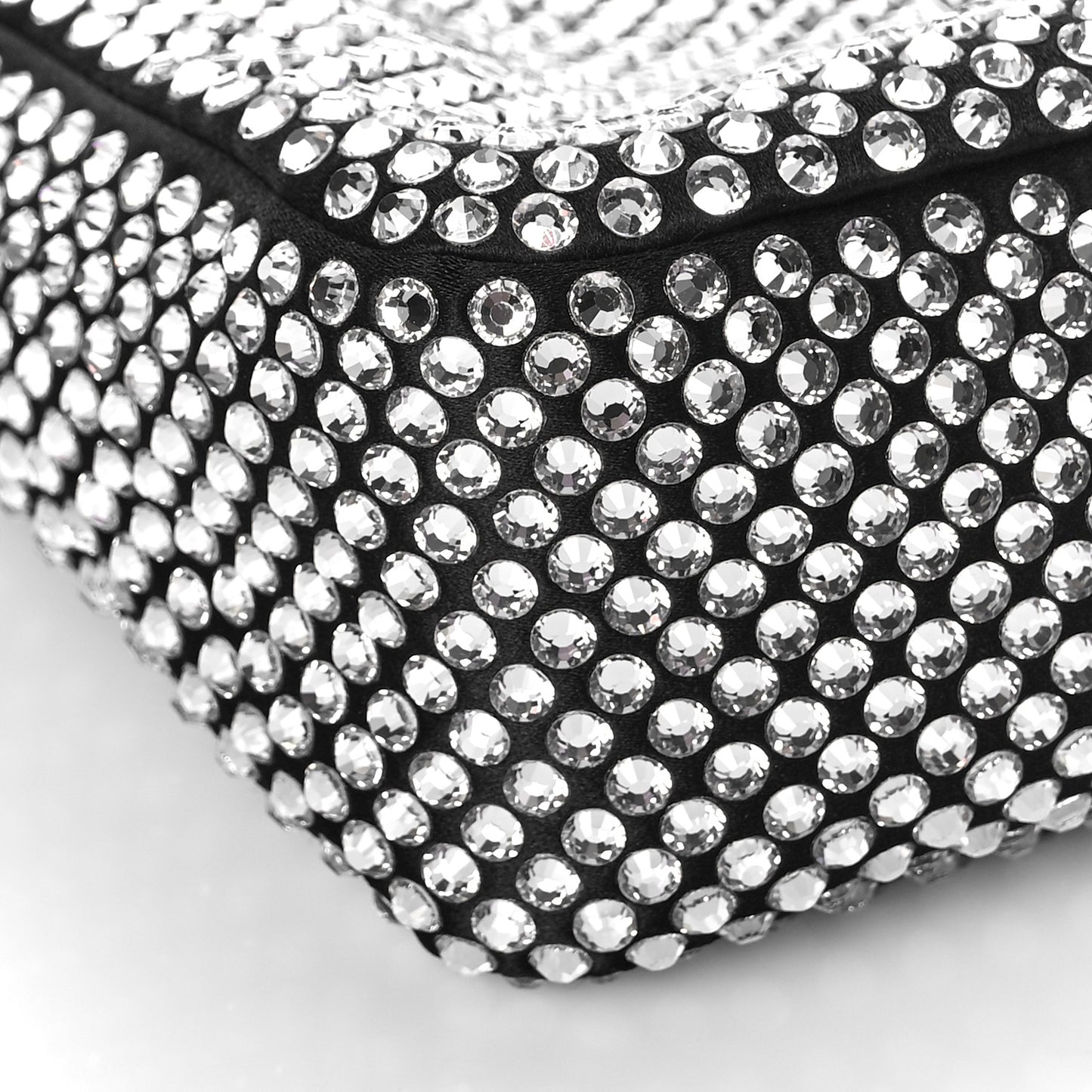 Satin Crystal Mini Re-Edition 2000 Bag Cristal