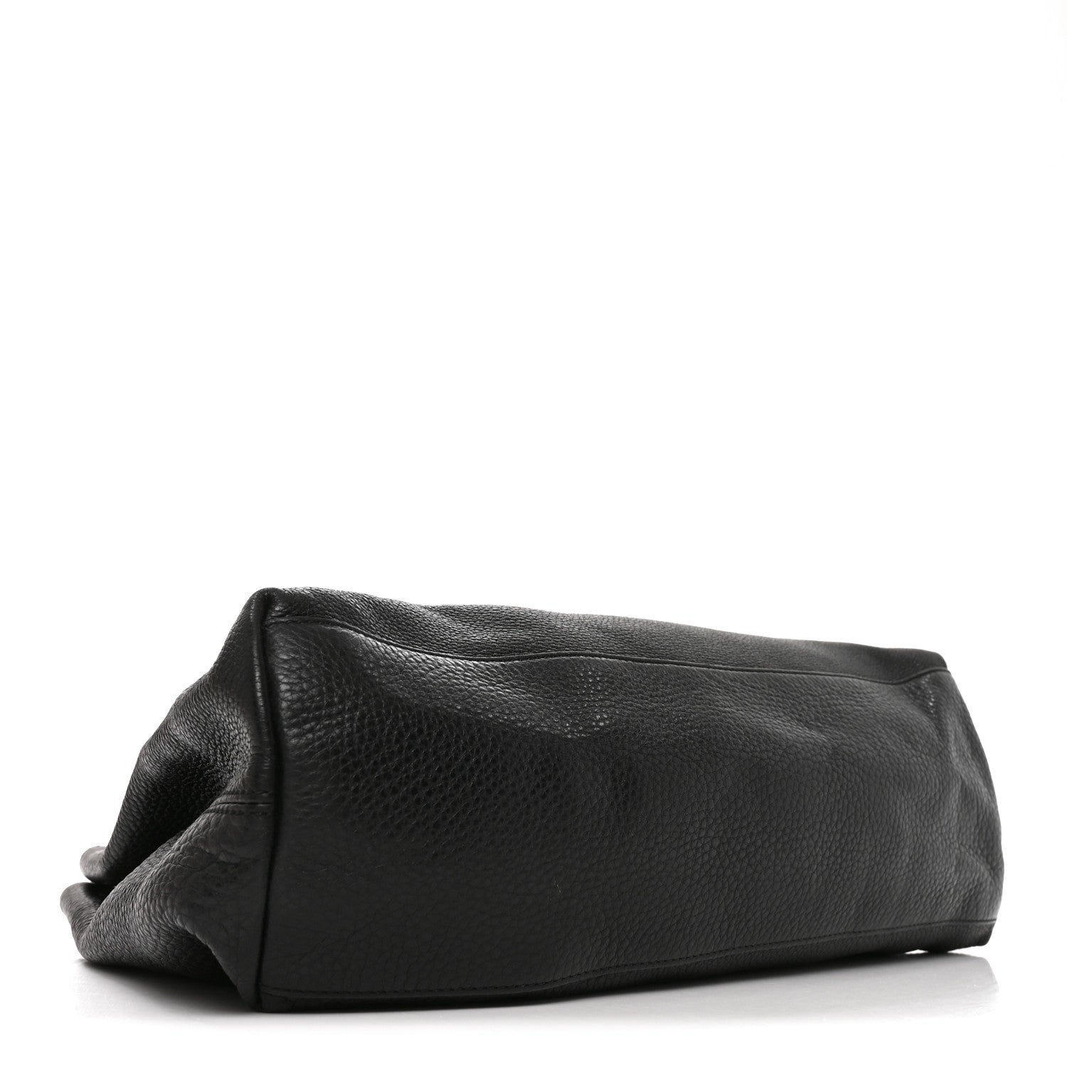Gucci Pebbled Calfskin Medium Soho Chain Shoulder Bag Black 4 of 10