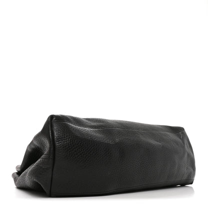 Gucci Pebbled Calfskin Medium Soho Chain Shoulder Bag Black 4 of 10