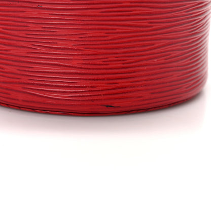 Louis Vuitton Epi Ecrin Bijoux 12cm Jewelry Box Case Rouge 8 of 9