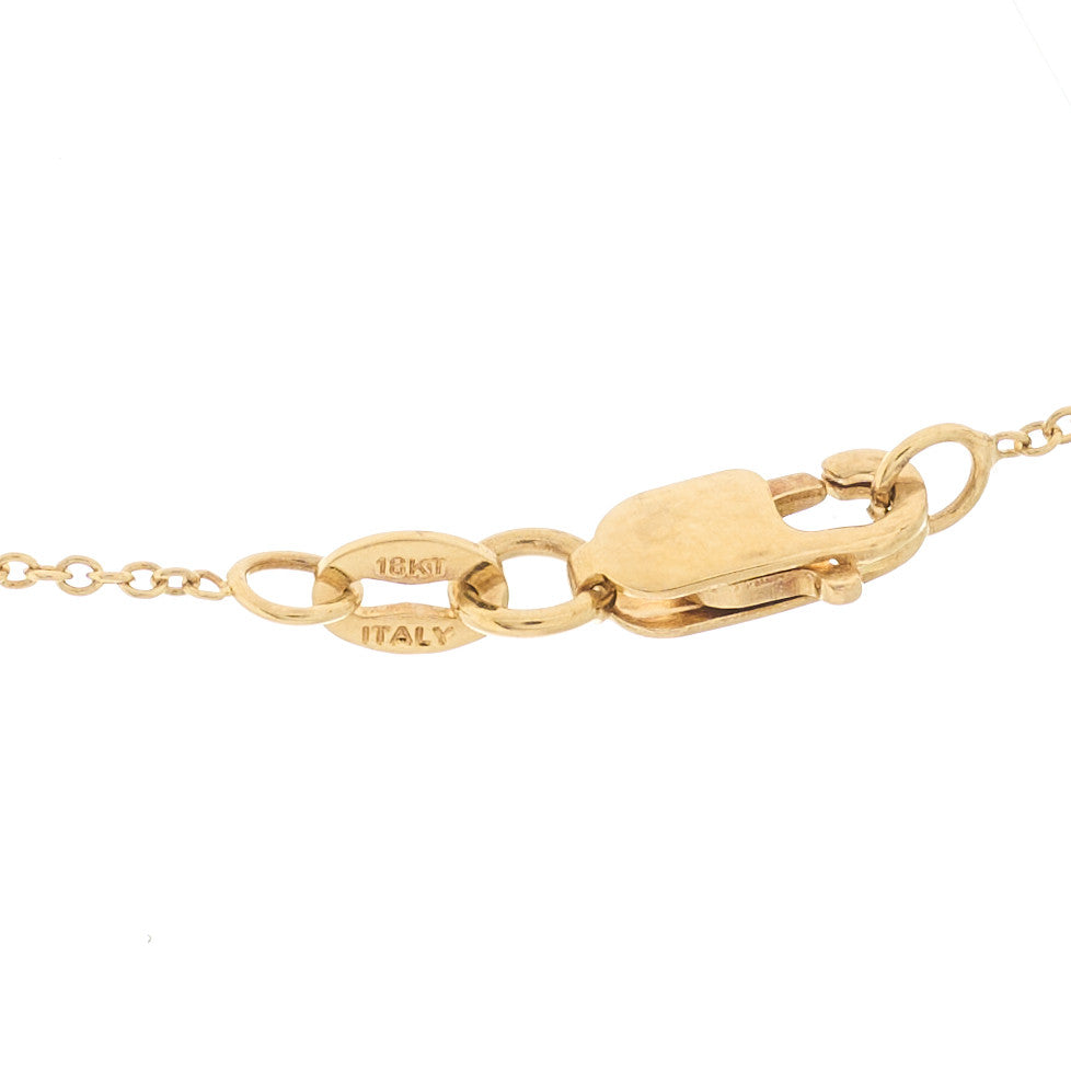 Roberto Coin 18K Yellow Gold Diamond Love Letter L Pendant Necklace 5 of 6