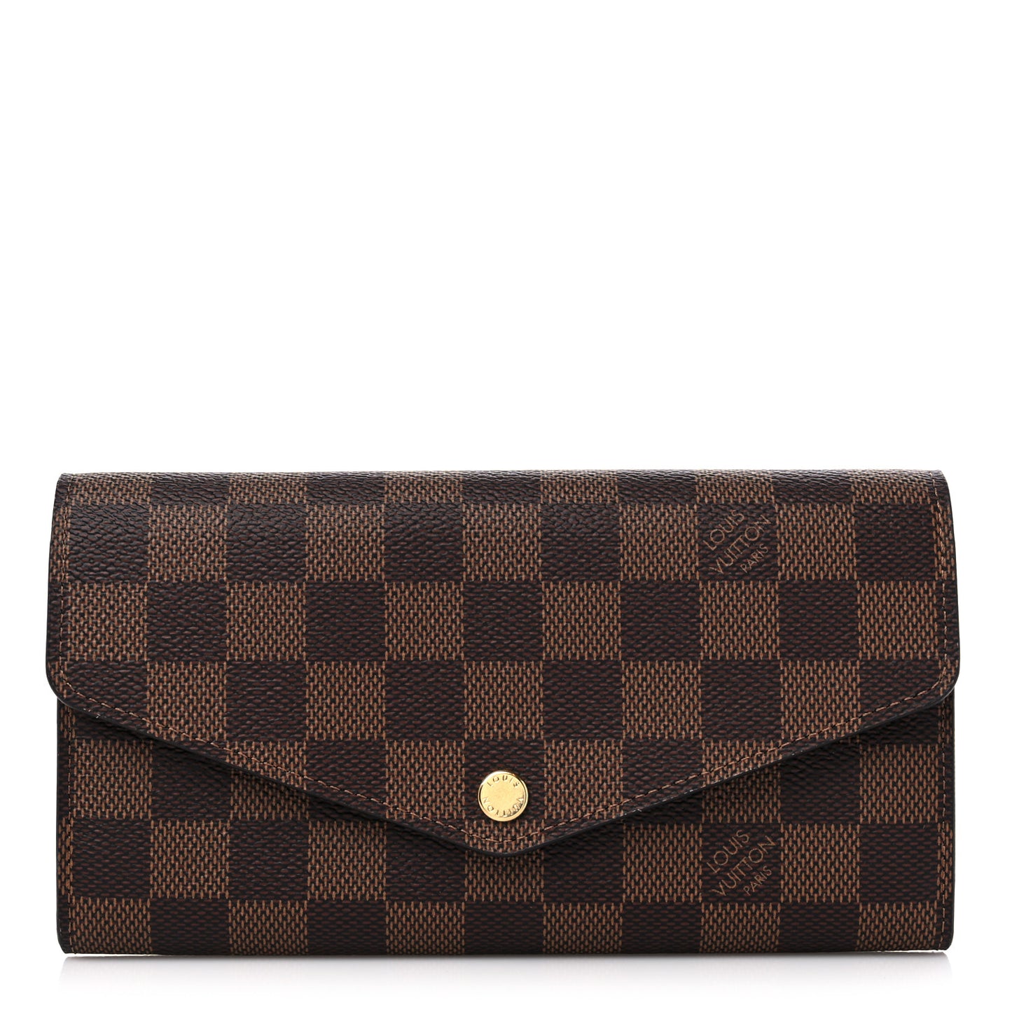 Damier Ebene Sarah Wallet NM Rose Ballerine