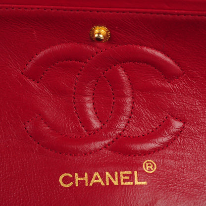 Chanel Lambskin Quilted Small Double Flap Red 6 of 9