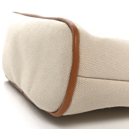 Hermes Cotton Canvas Mini Bolide Travel Cosmetic Pouch Naturel 9 of 9