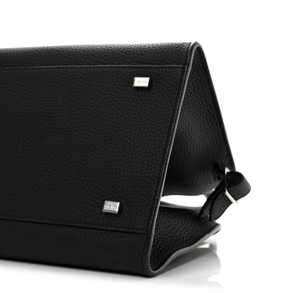 The Row Grained Calfskin Soft Margaux 10 Bag Black 9 of 10