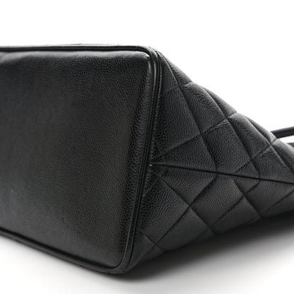Chanel Caviar Quilted Medallion Tote Black 9 of 10