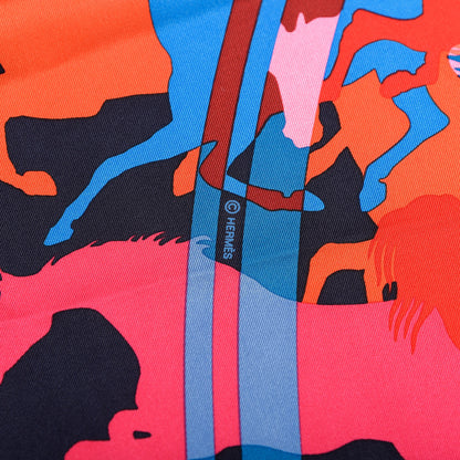 Hermes Silk Ex Libris En Camouflage Scarf 90 3 of 5