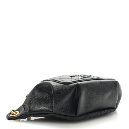 Chanel Caviar Quilted Filigree Waist Bag Black 4 of 9