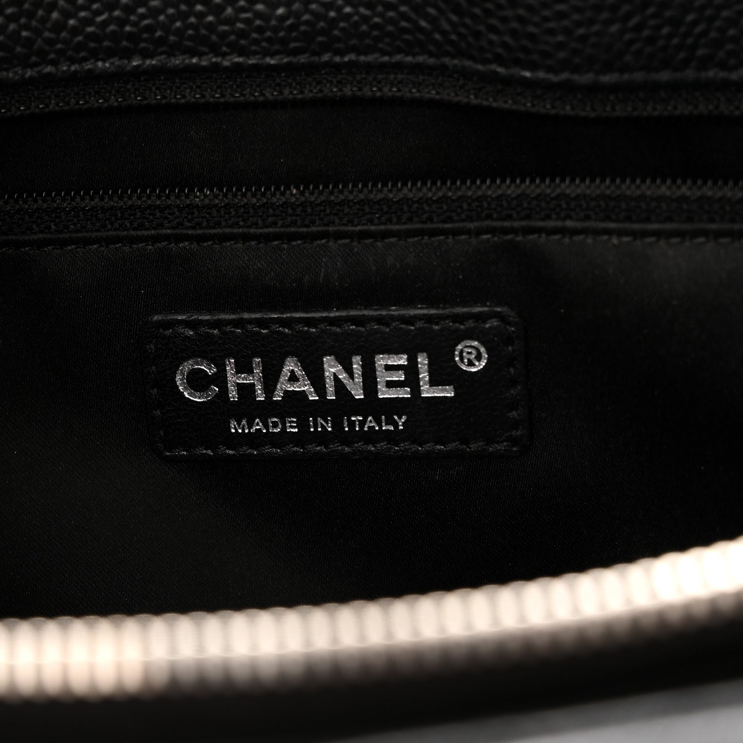Caviar Quilted Grand Shopping Tote GST Black