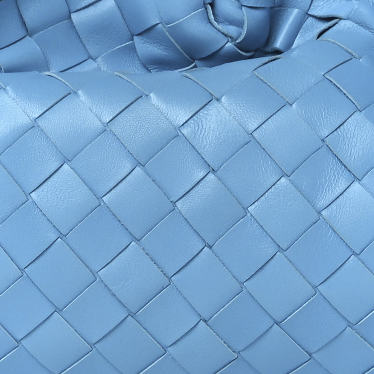 Bottega Veneta Nappa Maxi Intrecciato The Pouch Oversized Clutch Swimming Pool 8 of 11