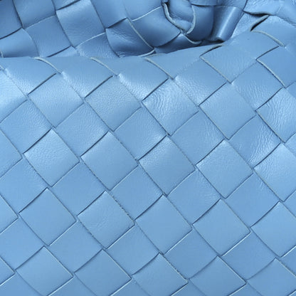 Bottega Veneta Nappa Maxi Intrecciato The Pouch Oversized Clutch Swimming Pool 8 of 11