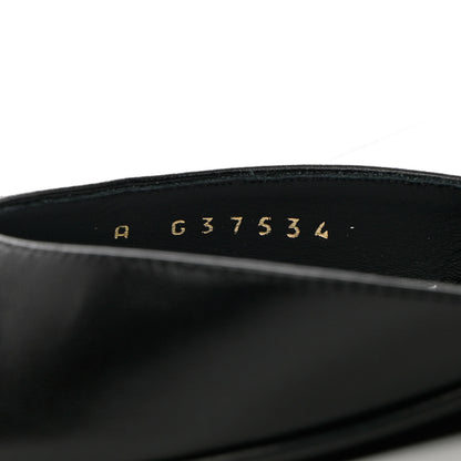 Chanel Lambskin Grosgrain Cap Toe Pearl Slingbacks 39 Black 6 of 14