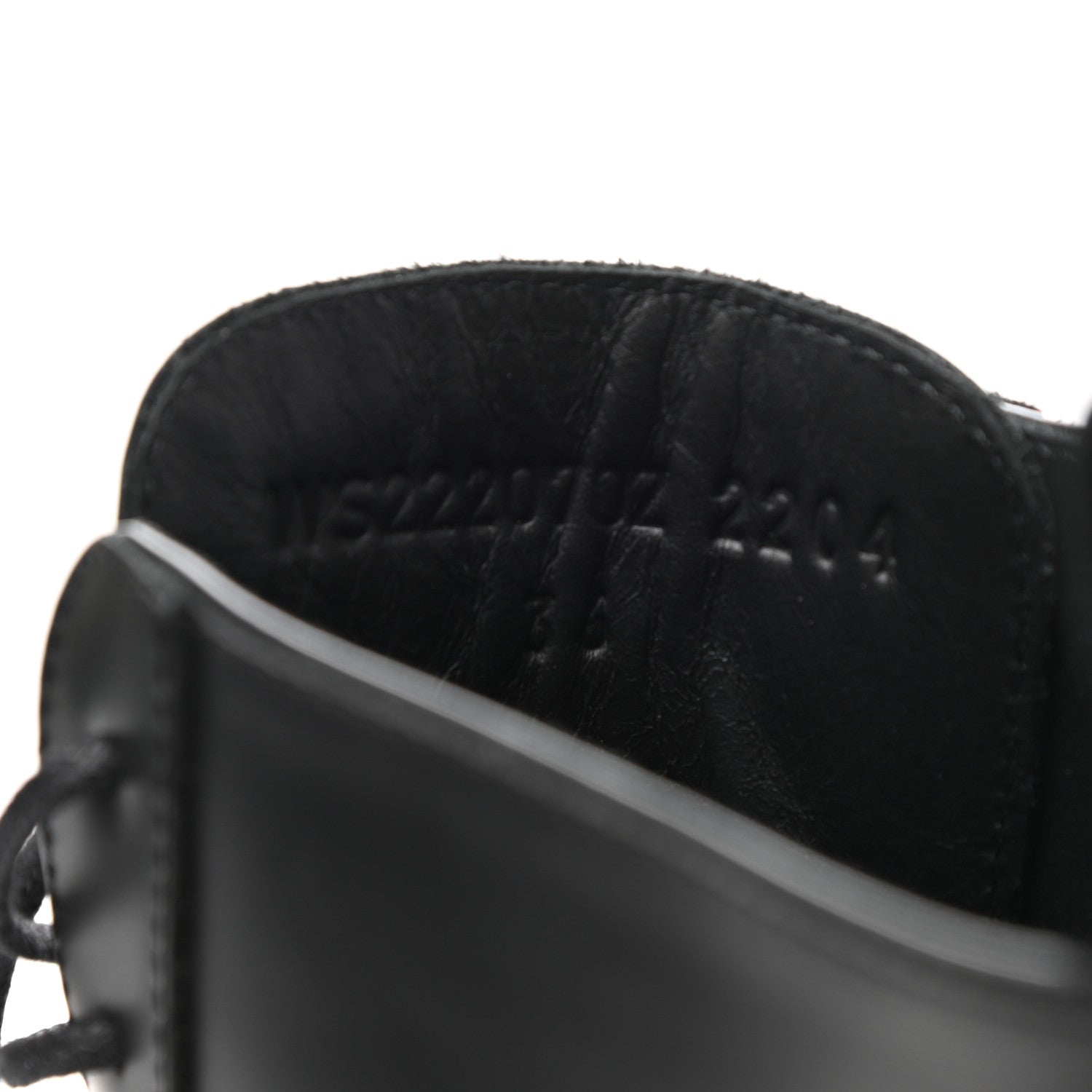 Hermes Glossed Calfskin Funk Ankle Boots 36 Black 8 of 11