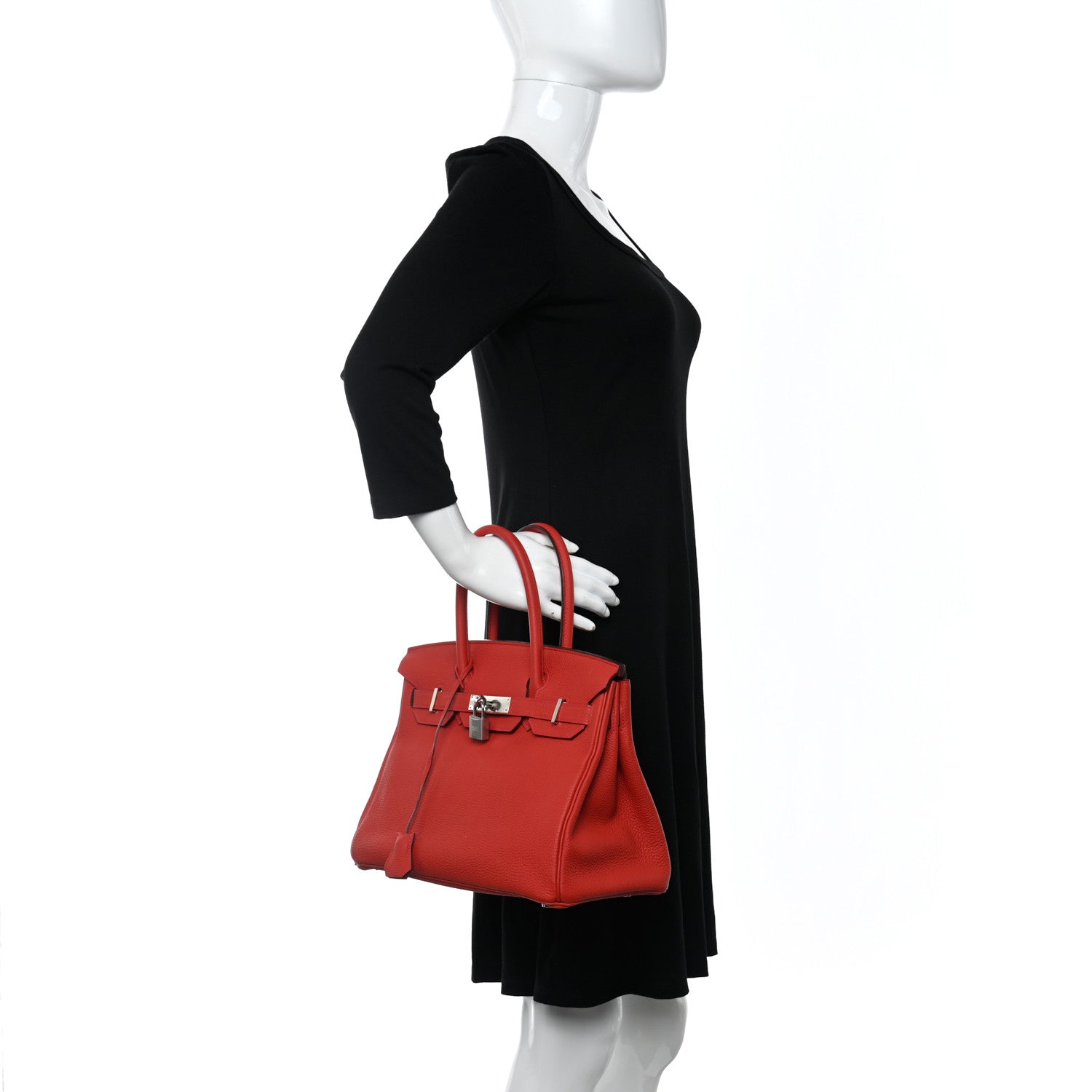 Hermes Togo Birkin 30 Rouge Casaque 2 of 21