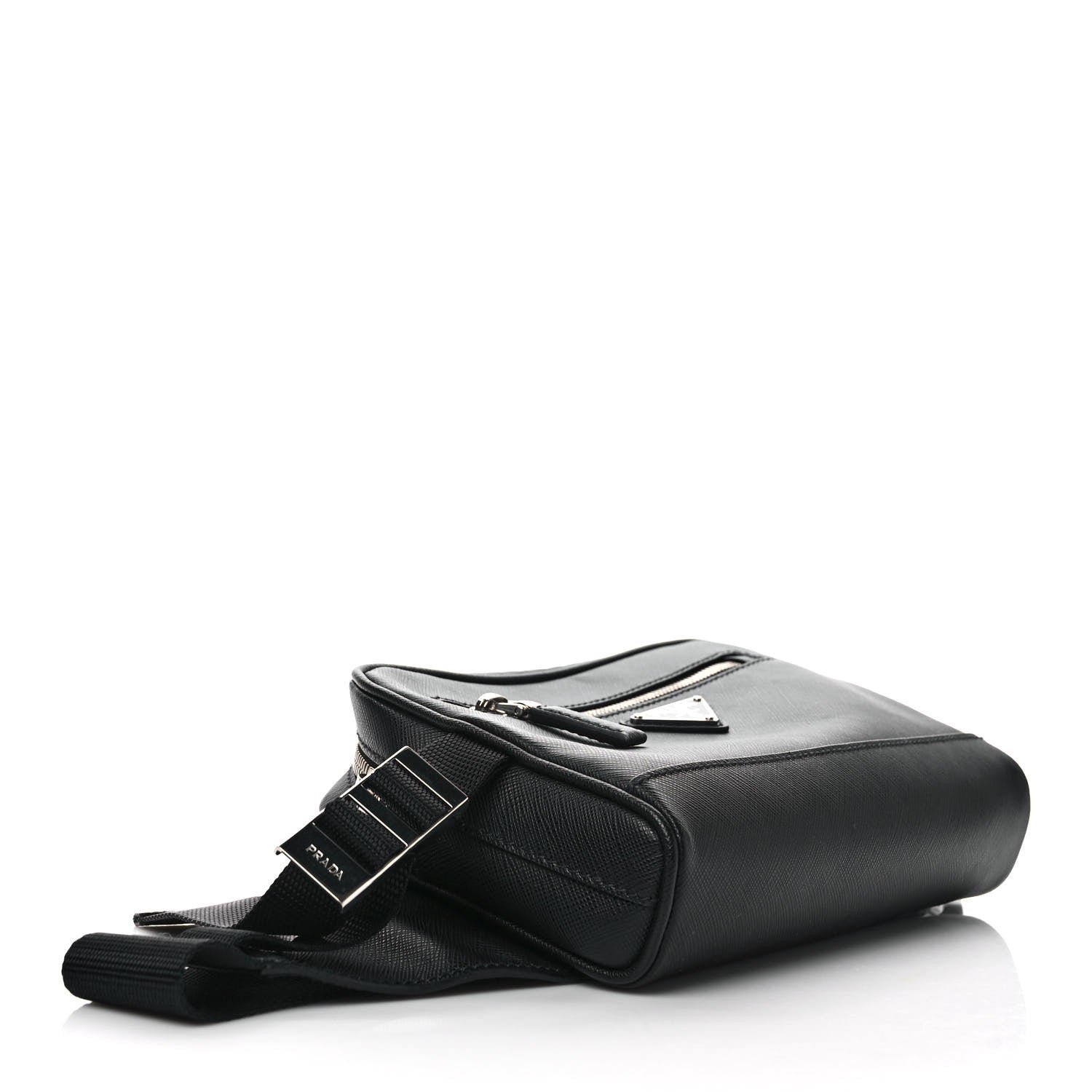 Prada Saffiano Belt Bag Black 4 of 8