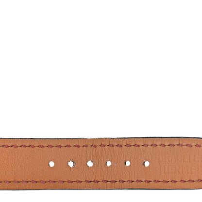 Hermes Swift 38mm Apple Watch Double Tour Band Bordeaux 5 of 7
