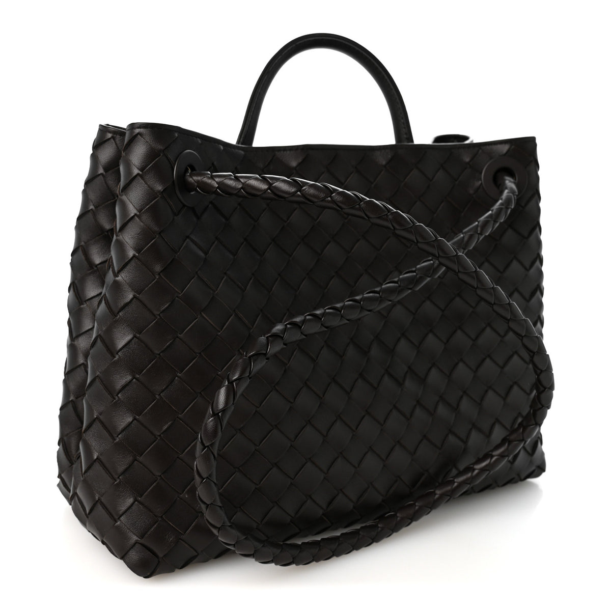 Bottega Veneta Nappa Intrecciato Medium Andiamo Shoulder Bag Fondant 3 of 9