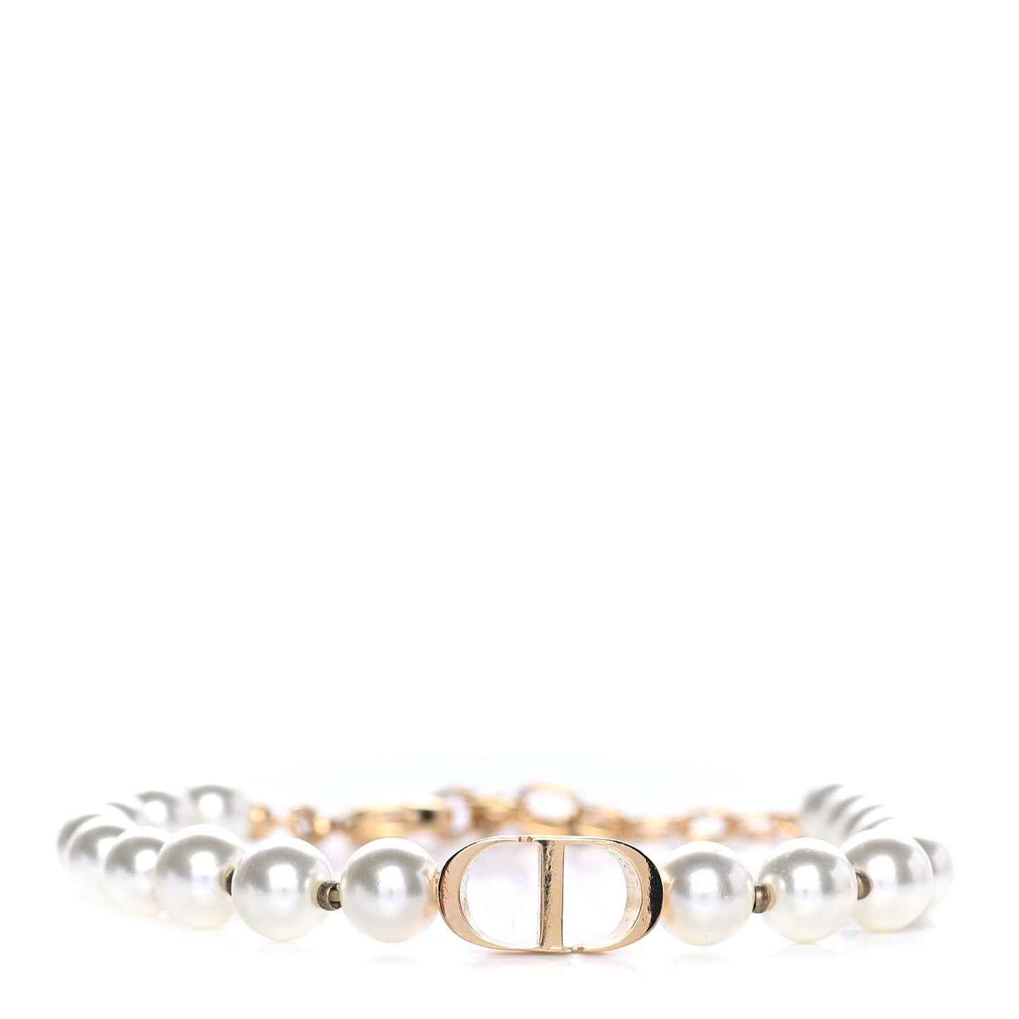 Metal Pearl 30 Montaigne Bracelet Gold