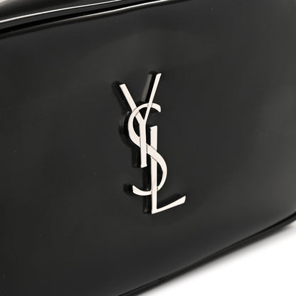 Saint Laurent Shiny Calfskin Monogram Mini Lou Camera Bag Black 11 of 14