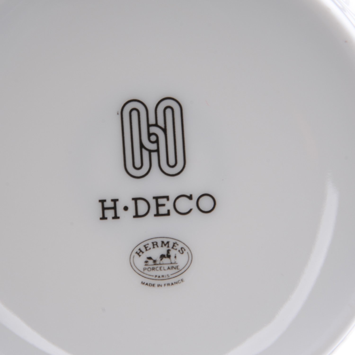 Hermes Porcelain H Deco Tea Cup and Saucer 9 of 13