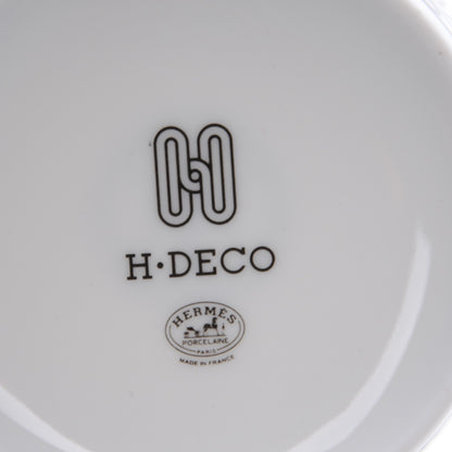Hermes Porcelain H Deco Tea Cup and Saucer 9 of 13