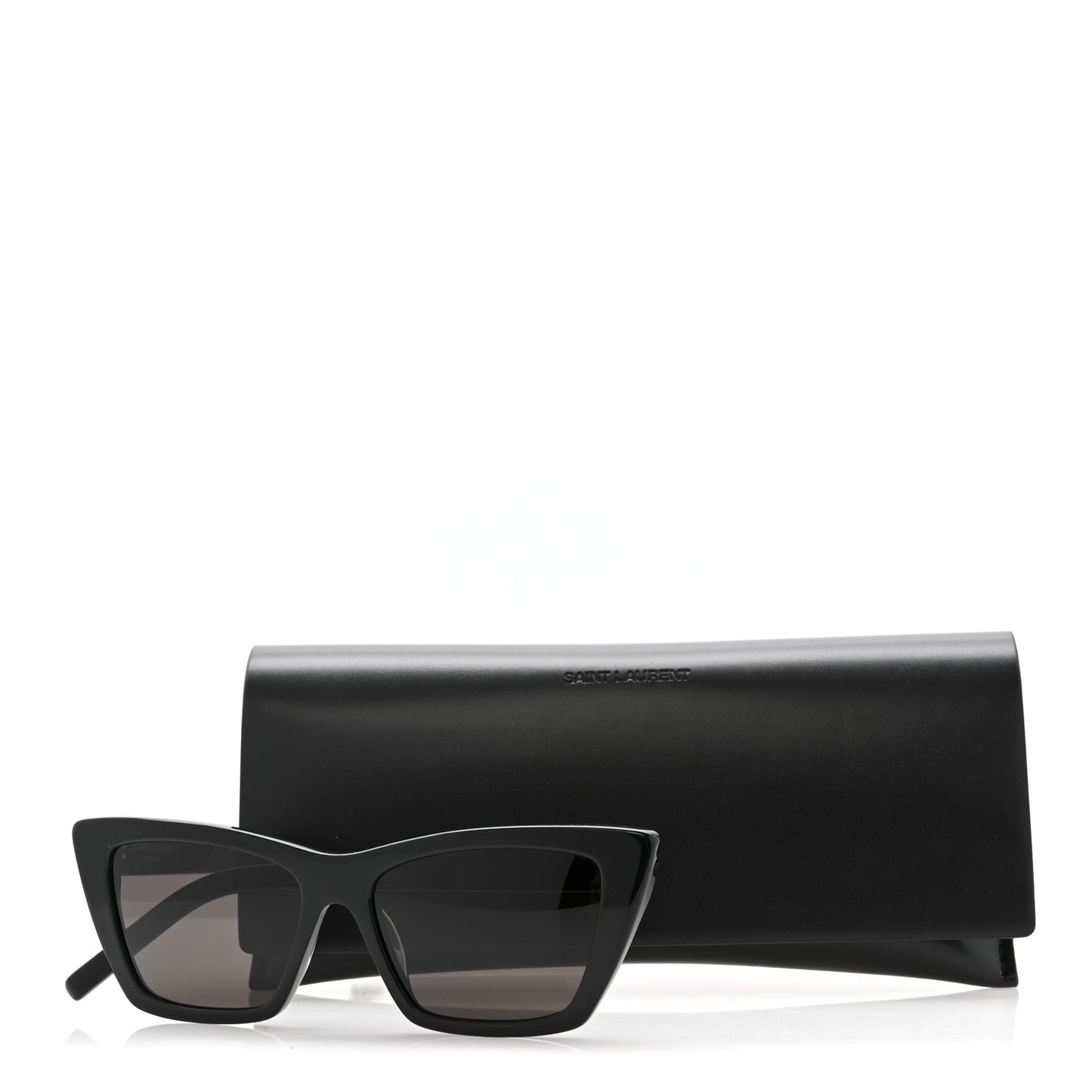Acetate Mica Cat Eye Sunglasses SL 276 Black