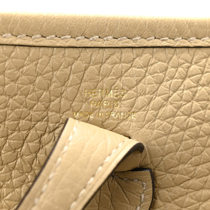 Hermes Taurillon Clemence Evelyne TPM Beige Marfa 6 of 10