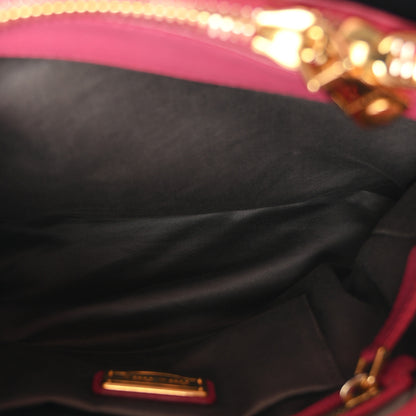 Miu Miu Vitello Daino Caribu Tote Peonia 5 of 10