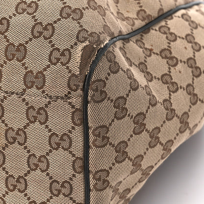 Gucci Monogram Large Sukey Tote Dark Brown 10 of 13