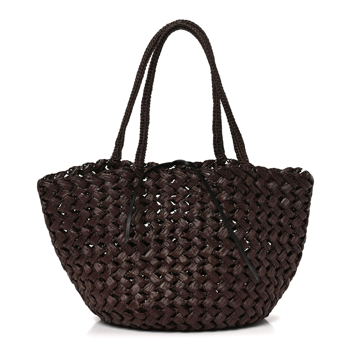 Raffia Estelle Two Bag Espresso