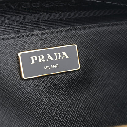 Prada Saffiano Lux Large Galleria Double Zip Tote Black 5 of 9
