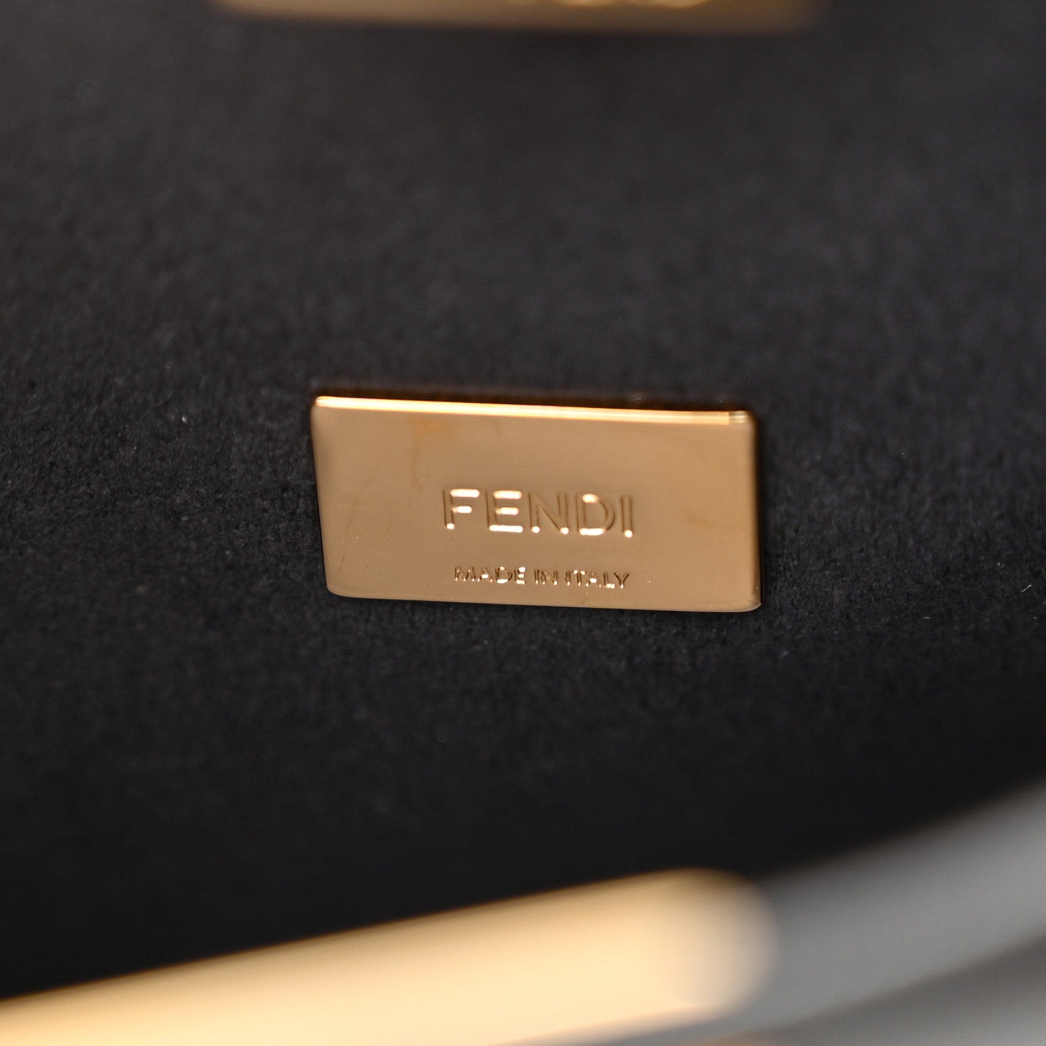 Fendi Nappa Micro Peekaboo Iconic Satchel Black 7 of 11