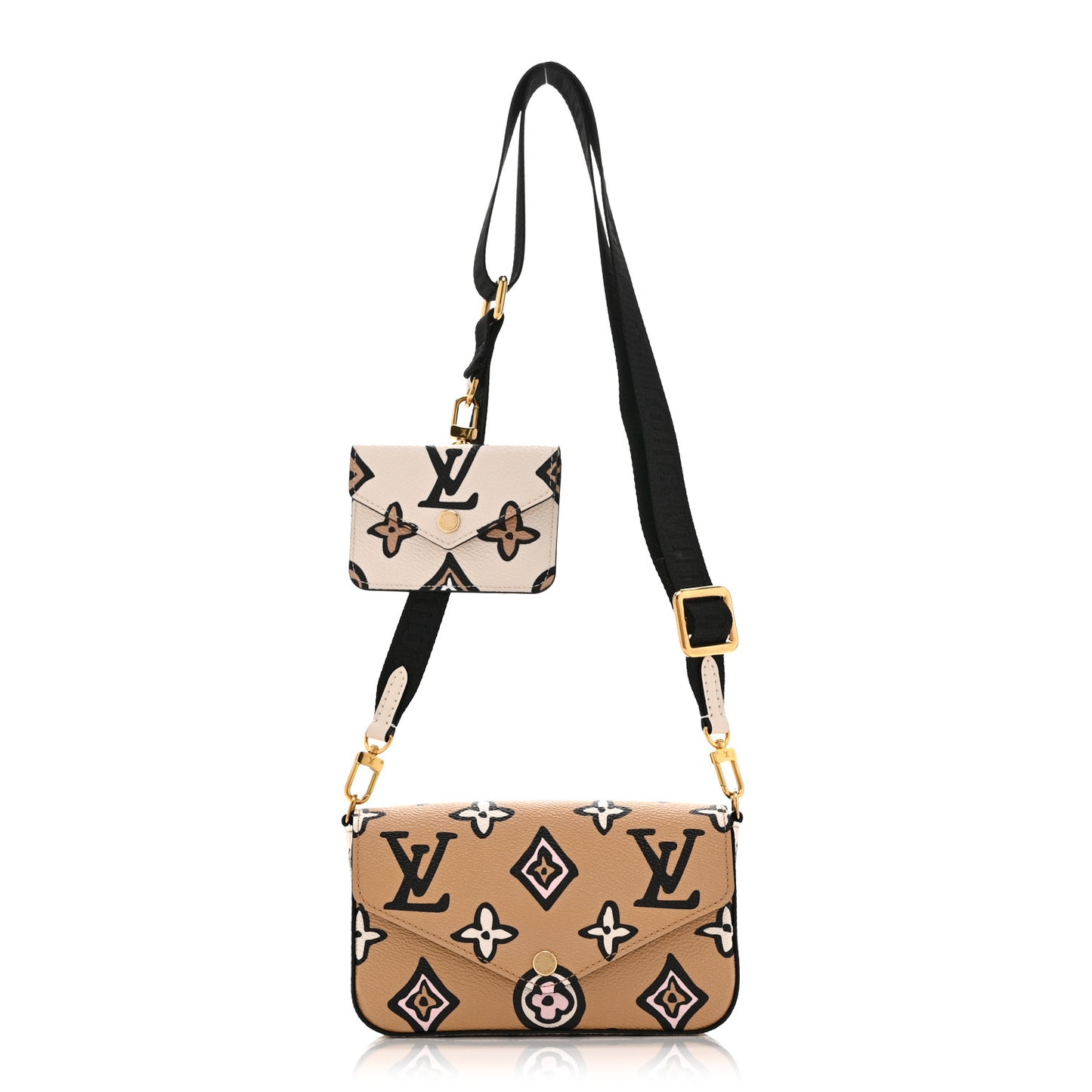 Monogram Wild At Heart Felicie Strap & Go Arizona Creme