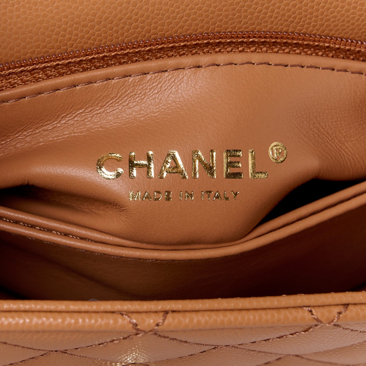 Chanel Caviar Quilted Mini Coco Handle Flap Brown 7 of 13