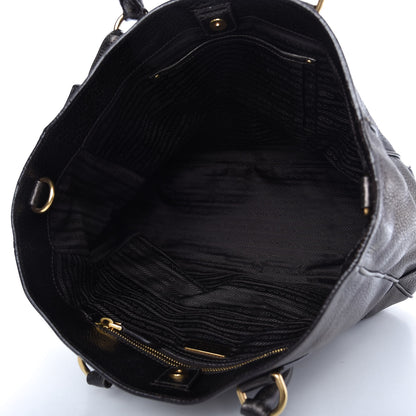 Prada Vitello Daino Tote Piombo 5 of 10